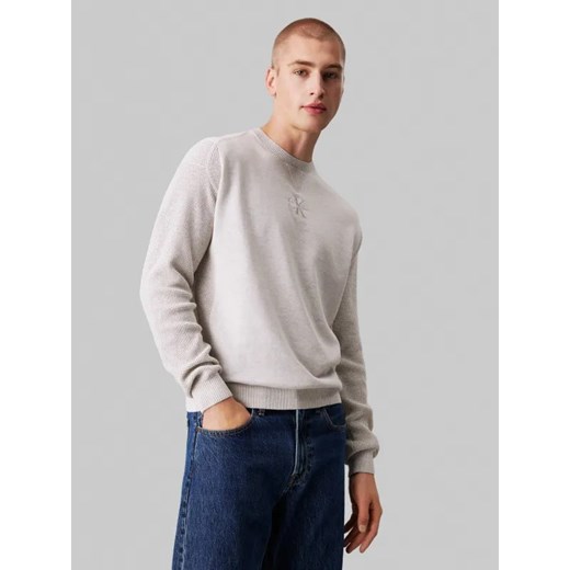 Calvin Klein Jeans Sweter | Regular Fit ze sklepu Gomez Fashion Store w kategorii Swetry męskie - zdjęcie 185004739