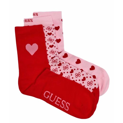 Guess Underwear  Skarpety 3-pack FANTASY HEART ze sklepu Gomez Fashion Store w kategorii Skarpetki damskie - zdjęcie 185004808