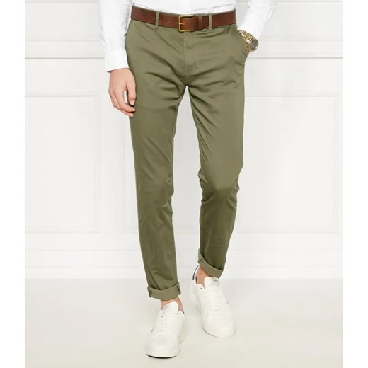 Tommy Hilfiger Spodnie chino | Slim Fit ze sklepu Gomez Fashion Store w kategorii Spodnie męskie - zdjęcie 185004816