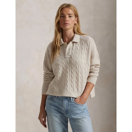 POLO RALPH LAUREN Wełniany sweter | Cropped Fit | z dodatkiem kaszmiru ze sklepu Gomez Fashion Store w kategorii Swetry damskie - zdjęcie 185004848