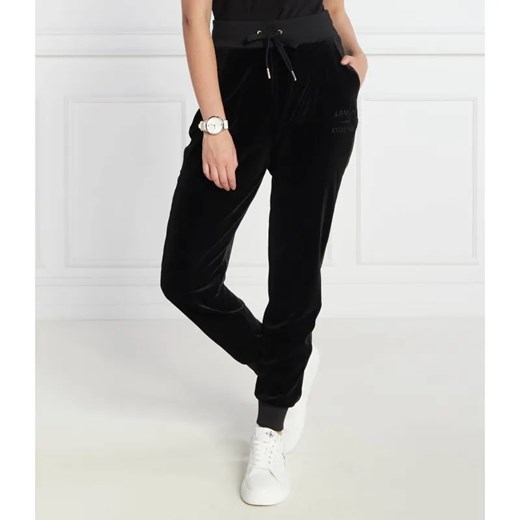 Armani Exchange Spodnie dresowe | Regular Fit ze sklepu Gomez Fashion Store w kategorii Spodnie damskie - zdjęcie 185004917
