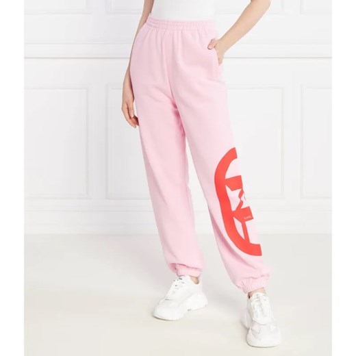 Karl Lagerfeld Spodnie dresowe kl logo | Regular Fit ze sklepu Gomez Fashion Store w kategorii Spodnie damskie - zdjęcie 185004976