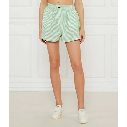 Lacoste Lniane szorty | Loose fit ze sklepu Gomez Fashion Store w kategorii Szorty - zdjęcie 185004985