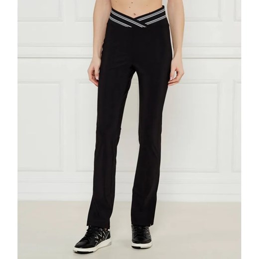 Marc Cain Spodnie Sumber | Slim Fit | high waist ze sklepu Gomez Fashion Store w kategorii Spodnie damskie - zdjęcie 185004996