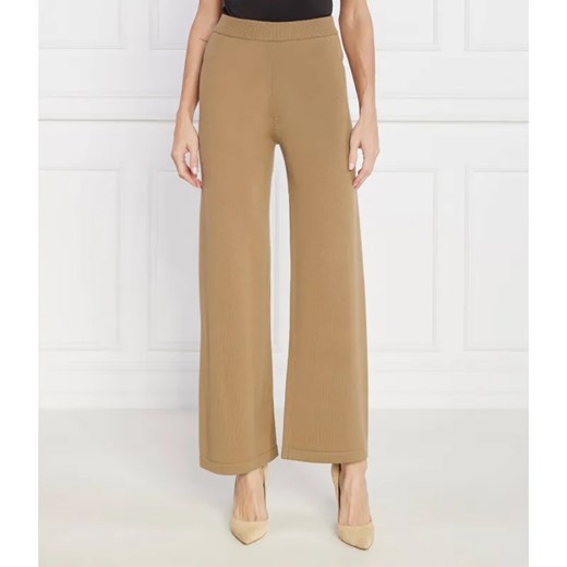 MM Wełniane spodnie VISONE | Regular Fit ze sklepu Gomez Fashion Store w kategorii Spodnie damskie - zdjęcie 185005019
