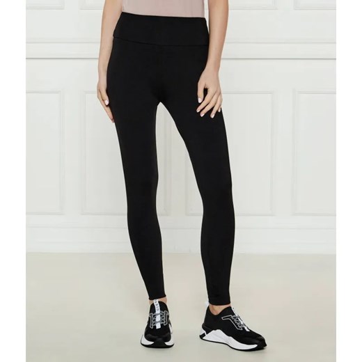 EA7 Legginsy | Regular Fit | stretch ze sklepu Gomez Fashion Store w kategorii Spodnie damskie - zdjęcie 185005046