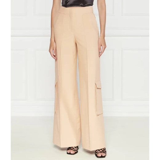 HUGO Spodnie Himana | flare fit ze sklepu Gomez Fashion Store w kategorii Spodnie damskie - zdjęcie 185005135