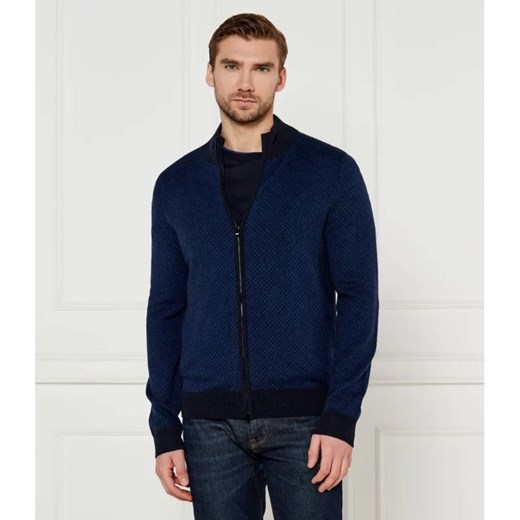 BOSS BLACK Wełniany kardigan H-Eltorno | Regular Fit ze sklepu Gomez Fashion Store w kategorii Swetry męskie - zdjęcie 185005279