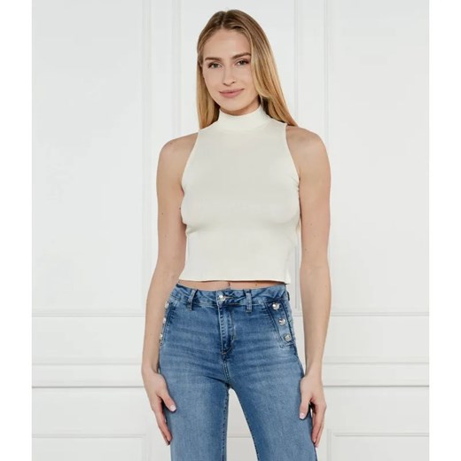 GUESS Top PRISCILLA | Slim Fit ze sklepu Gomez Fashion Store w kategorii Bluzki damskie - zdjęcie 185005335