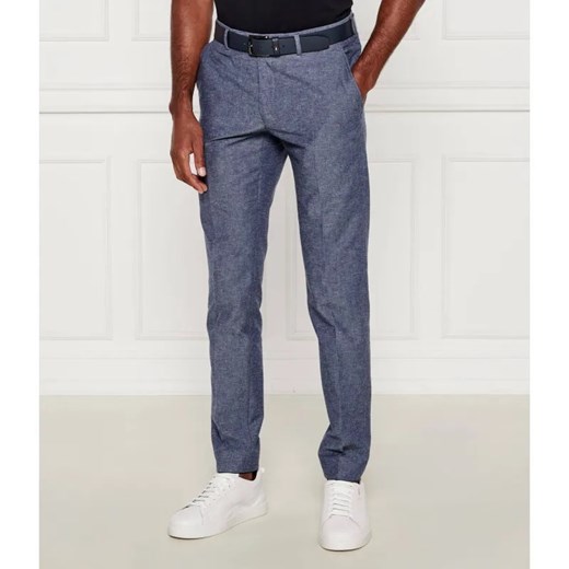 Karl Lagerfeld Spodnie chino | Regular Fit | z dodatkiem lnu Karl Lagerfeld 48 okazyjna cena Gomez Fashion Store