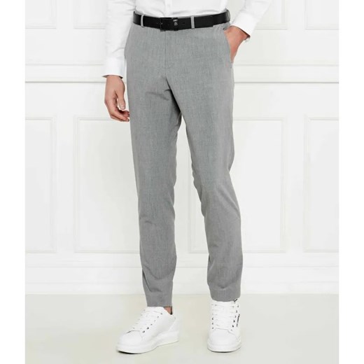 BOSS BLACK Spodnie P-Genius-CW-WG-251 | Slim Fit | z dodatkiem wełny ze sklepu Gomez Fashion Store w kategorii Spodnie męskie - zdjęcie 185005368