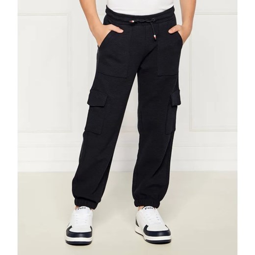 Tommy Hilfiger Spodnie cargo | Regular Fit ze sklepu Gomez Fashion Store w kategorii Spodnie chłopięce - zdjęcie 185005609