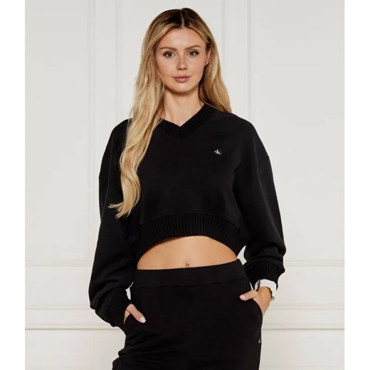 Calvin Klein Jeans Bluza | Cropped Fit ze sklepu Gomez Fashion Store w kategorii Bluzy damskie - zdjęcie 185005896