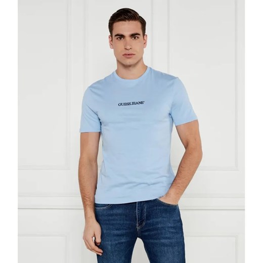 Guess Jeans T-shirt EMBRO | Slim Fit ze sklepu Gomez Fashion Store w kategorii T-shirty męskie - zdjęcie 185005898