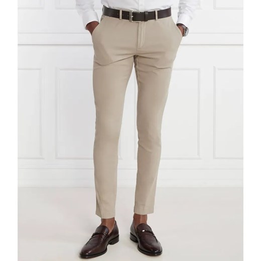 BOSS BLACK Spodnie chino Kaito1 | Slim Fit | stretch ze sklepu Gomez Fashion Store w kategorii Spodnie męskie - zdjęcie 185005906
