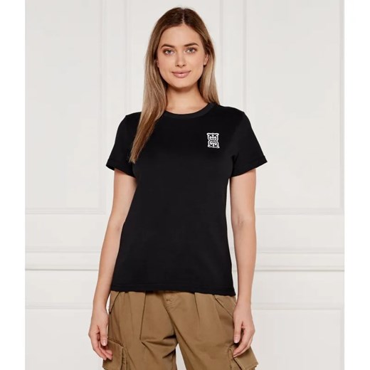 Pinko T-shirt Bussolotto | Regular Fit ze sklepu Gomez Fashion Store w kategorii Bluzki damskie - zdjęcie 185006116