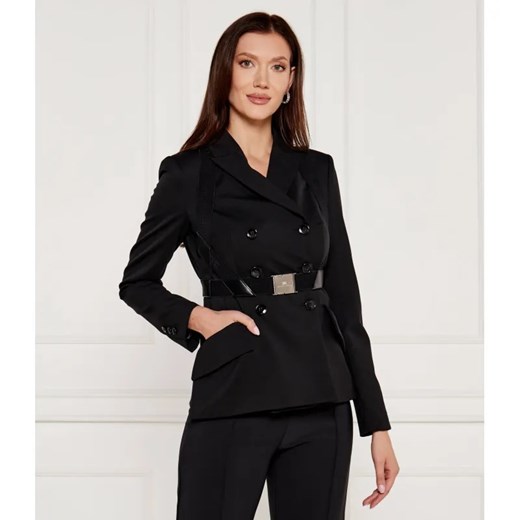 Elisabetta Franchi Żakiet | Slim Fit | z dodatkiem wełny ze sklepu Gomez Fashion Store w kategorii Marynarki damskie - zdjęcie 185006125