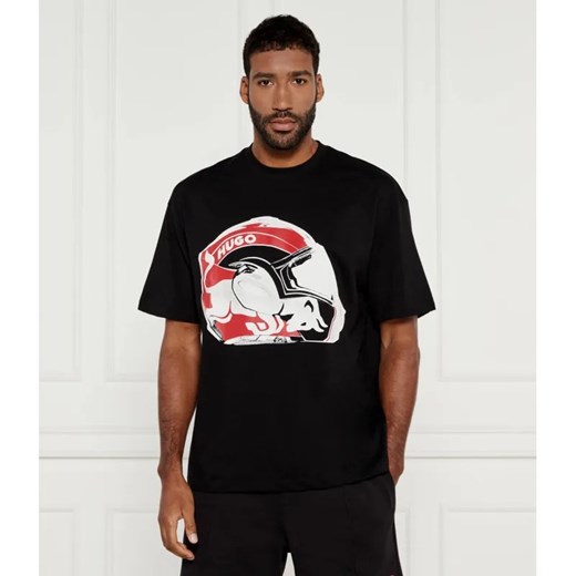 HUGO T-shirt HUGO x Racing Bulls | Regular Fit ze sklepu Gomez Fashion Store w kategorii T-shirty męskie - zdjęcie 185006167