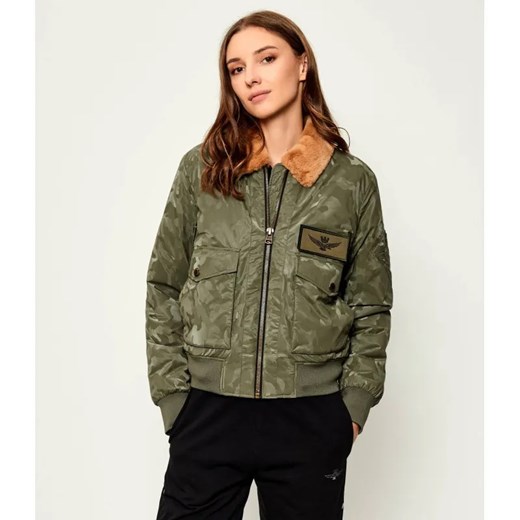 Aeronautica Militare Kurtka bomber | Regular Fit ze sklepu Gomez Fashion Store w kategorii Kurtki damskie - zdjęcie 185006225
