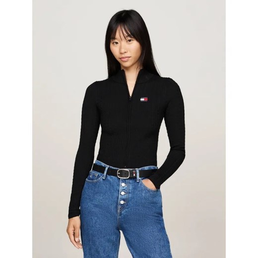 Tommy Jeans Kardigan | Slim Fit ze sklepu Gomez Fashion Store w kategorii Swetry damskie - zdjęcie 185006517