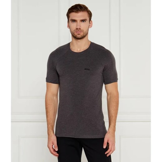 BOSS BLACK T-shirt | Slim Fit | z dodatkiem wełny ze sklepu Gomez Fashion Store w kategorii T-shirty męskie - zdjęcie 185006585