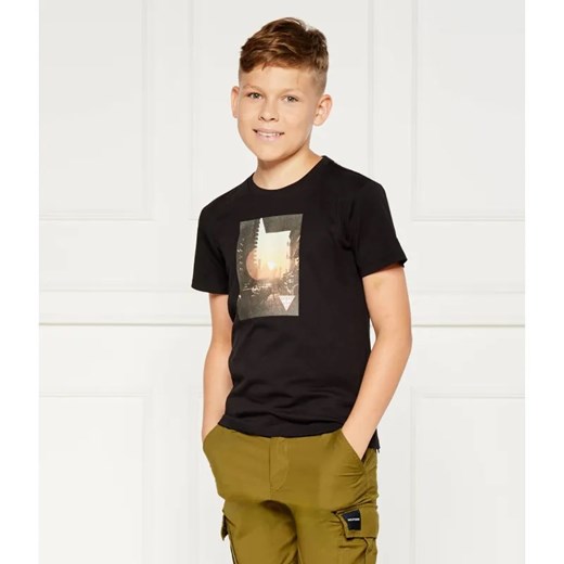 Guess T-shirt | Regular Fit ze sklepu Gomez Fashion Store w kategorii T-shirty chłopięce - zdjęcie 185006956