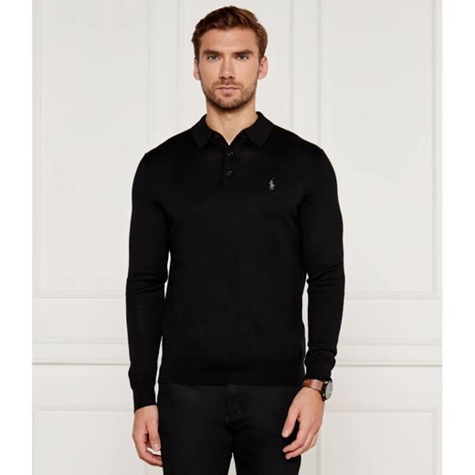 POLO RALPH LAUREN Wełniane polo | Regular Fit ze sklepu Gomez Fashion Store w kategorii T-shirty męskie - zdjęcie 185006989