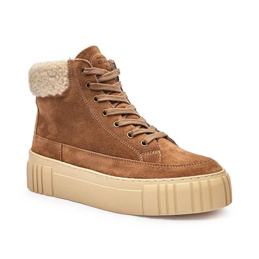 Gant Skórzane sneakersy Snowmont | z dodatkiem wełny ze sklepu Gomez Fashion Store w kategorii Buty sportowe damskie - zdjęcie 185007068