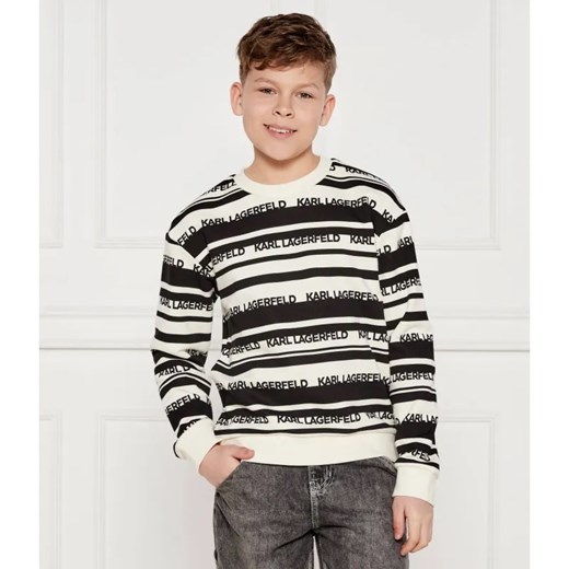 Karl Lagerfeld Kids Bluza | Regular Fit ze sklepu Gomez Fashion Store w kategorii Bluzy chłopięce - zdjęcie 185007237