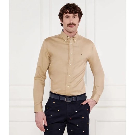 Tommy Hilfiger Koszula | Regular Fit | z dodatkiem lnu ze sklepu Gomez Fashion Store w kategorii Koszule męskie - zdjęcie 185007358