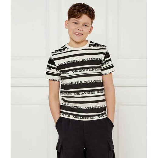 Karl Lagerfeld Kids T-shirt | Regular Fit ze sklepu Gomez Fashion Store w kategorii T-shirty chłopięce - zdjęcie 185007379