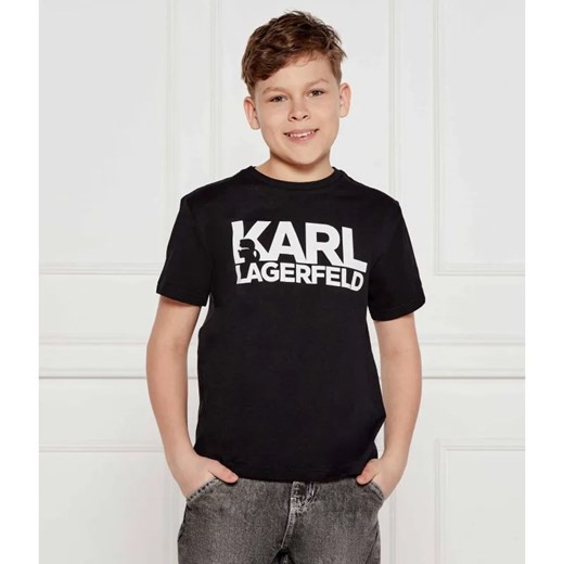 Karl Lagerfeld Kids T-shirt | Regular Fit ze sklepu Gomez Fashion Store w kategorii T-shirty chłopięce - zdjęcie 185007529