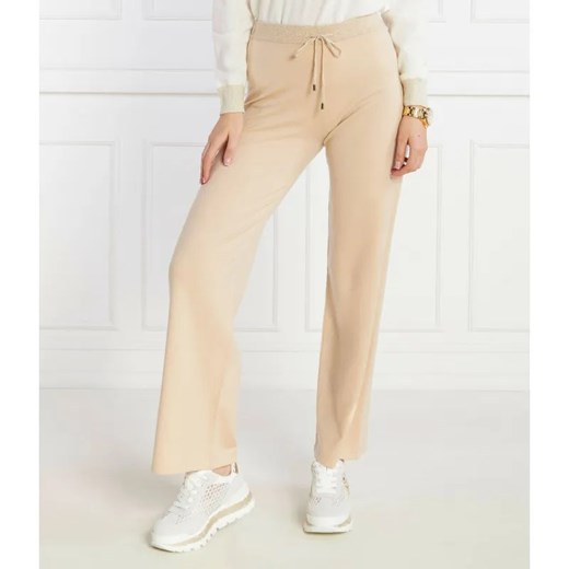 Liu Jo Sport Spodnie dzianinowe | Regular Fit ze sklepu Gomez Fashion Store w kategorii Spodnie damskie - zdjęcie 185007559