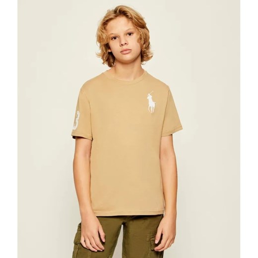 POLO RALPH LAUREN T-shirt | Regular Fit ze sklepu Gomez Fashion Store w kategorii T-shirty chłopięce - zdjęcie 185007668