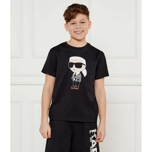 Karl Lagerfeld Kids T-shirt | Regular Fit ze sklepu Gomez Fashion Store w kategorii T-shirty chłopięce - zdjęcie 185007747
