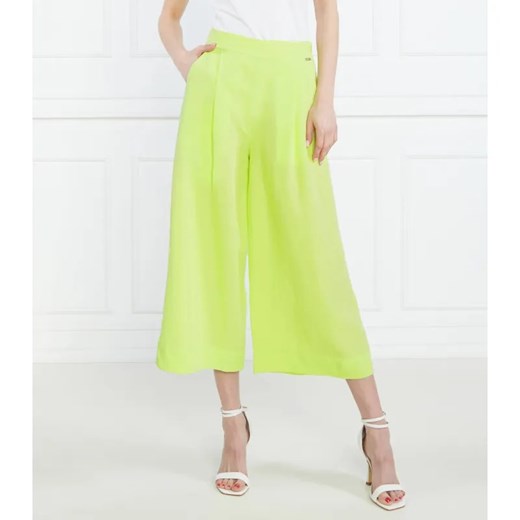 Liu Jo Spodnie | Relaxed fit | z dodatkiem lnu ze sklepu Gomez Fashion Store w kategorii Spodnie damskie - zdjęcie 185007769