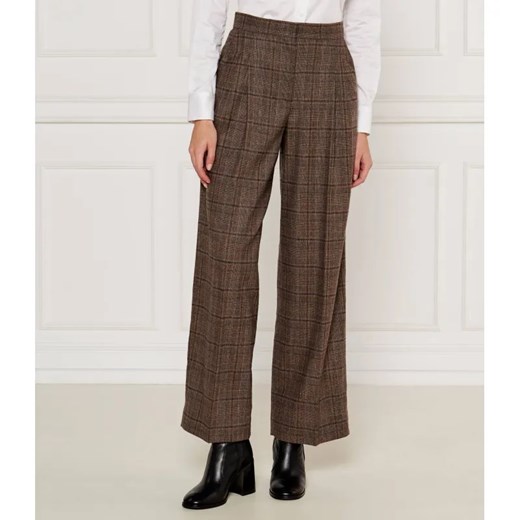 Ba&sh Spodnie CADWIN | flare fit | z dodatkiem wełny ze sklepu Gomez Fashion Store w kategorii Spodnie damskie - zdjęcie 185007907