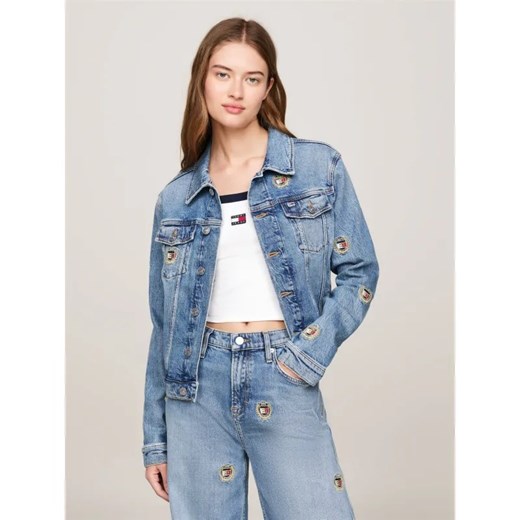 Tommy Jeans Jeansowa kurtka | Slim Fit ze sklepu Gomez Fashion Store w kategorii Kurtki damskie - zdjęcie 185007929