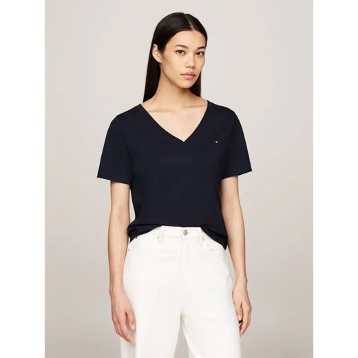 Tommy Hilfiger T-shirt | Regular Fit ze sklepu Gomez Fashion Store w kategorii Bluzki damskie - zdjęcie 185007947