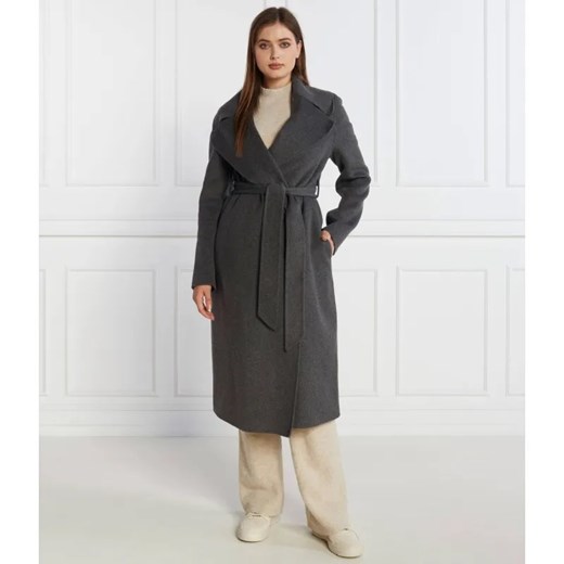 LAUREN RALPH LAUREN Wełniany płaszcz | z dodatkiem kaszmiru | Regular Fit ze sklepu Gomez Fashion Store w kategorii Płaszcze damskie - zdjęcie 185007995