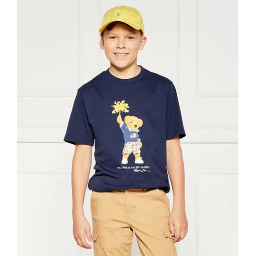 POLO RALPH LAUREN T-shirt | Regular Fit ze sklepu Gomez Fashion Store w kategorii T-shirty chłopięce - zdjęcie 185008015