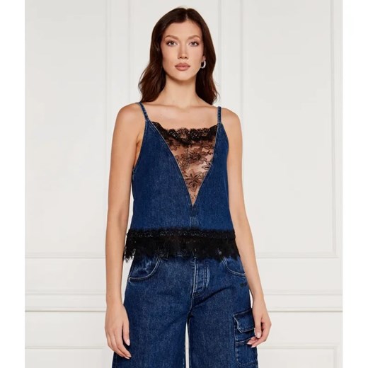 OFF-WHITE Top | Cropped Fit | denim ze sklepu Gomez Fashion Store w kategorii Bluzki damskie - zdjęcie 185008026