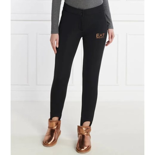 EA7 Legginsy | Regular Fit ze sklepu Gomez Fashion Store w kategorii Spodnie damskie - zdjęcie 185008349