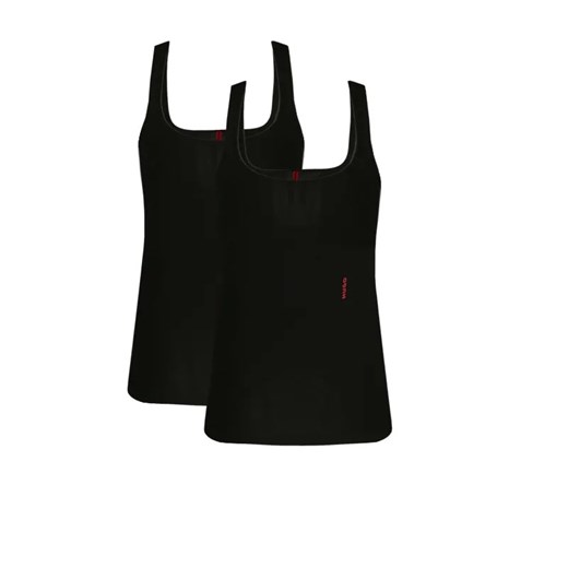 Hugo Bodywear Tank top 2-pack TWIN VEST | Slim Fit ze sklepu Gomez Fashion Store w kategorii Bluzki damskie - zdjęcie 185008407