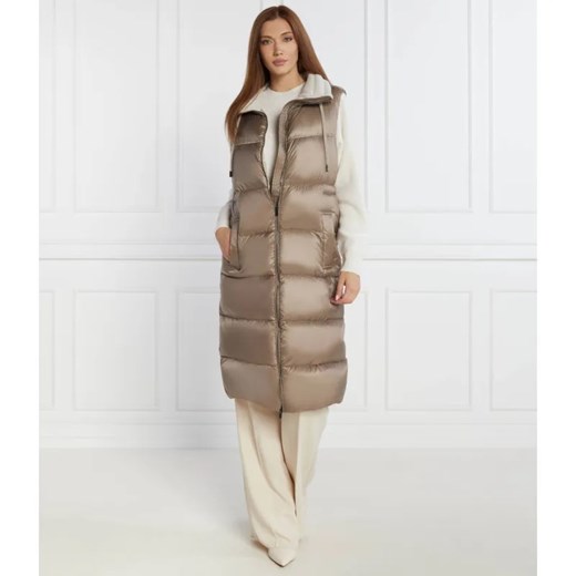Peserico Puchowy bezrękawnik | Regular Fit ze sklepu Gomez Fashion Store w kategorii Kamizelki damskie - zdjęcie 185008427