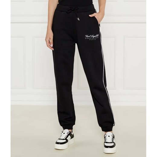 Karl Lagerfeld Spodnie dresowe Hotel | Regular Fit ze sklepu Gomez Fashion Store w kategorii Spodnie damskie - zdjęcie 185008436