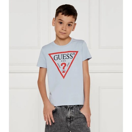 Guess T-shirt | Regular Fit ze sklepu Gomez Fashion Store w kategorii T-shirty chłopięce - zdjęcie 185008705