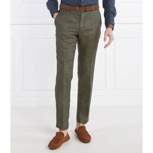 Joop! Lniane spodnie JT-18Hank | Slim Fit ze sklepu Gomez Fashion Store w kategorii Spodnie męskie - zdjęcie 185008727