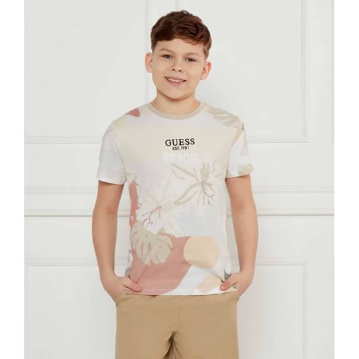 Guess T-shirt | Regular Fit ze sklepu Gomez Fashion Store w kategorii T-shirty chłopięce - zdjęcie 185008829