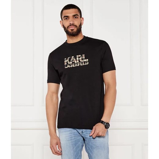 Karl Lagerfeld T-shirt | Regular Fit ze sklepu Gomez Fashion Store w kategorii T-shirty męskie - zdjęcie 185008895